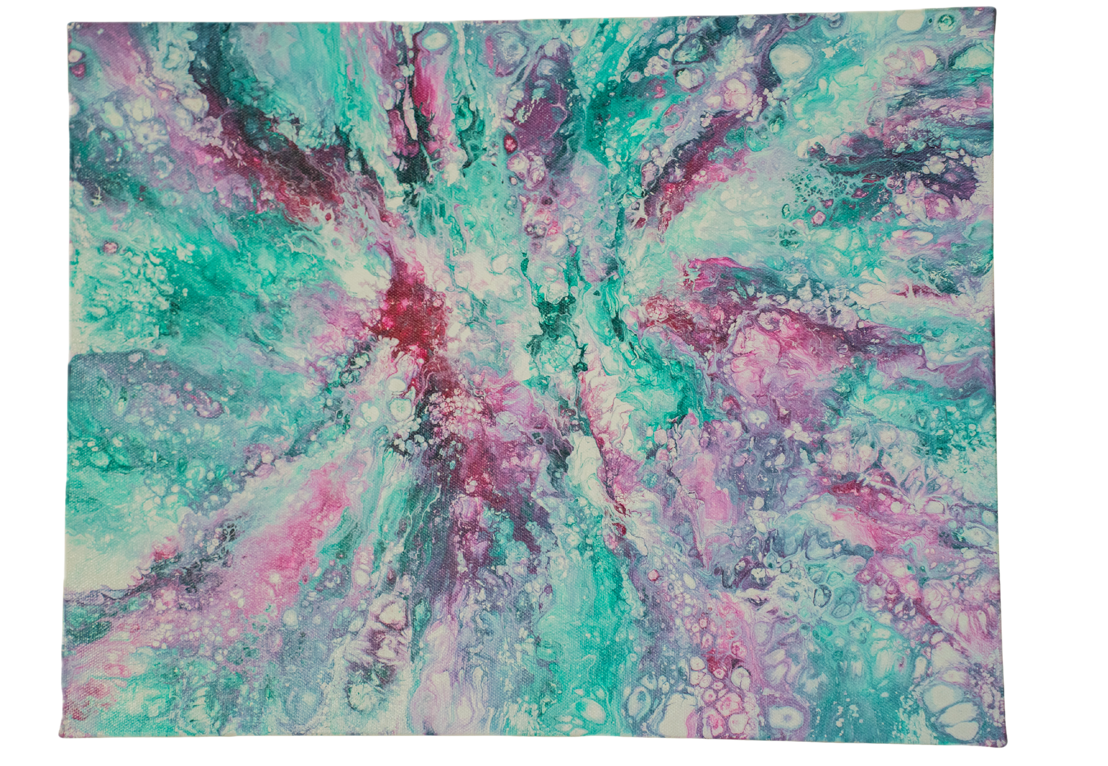 Metanoia: Handmade Acrylic Artwork Canvas: 18”x14”