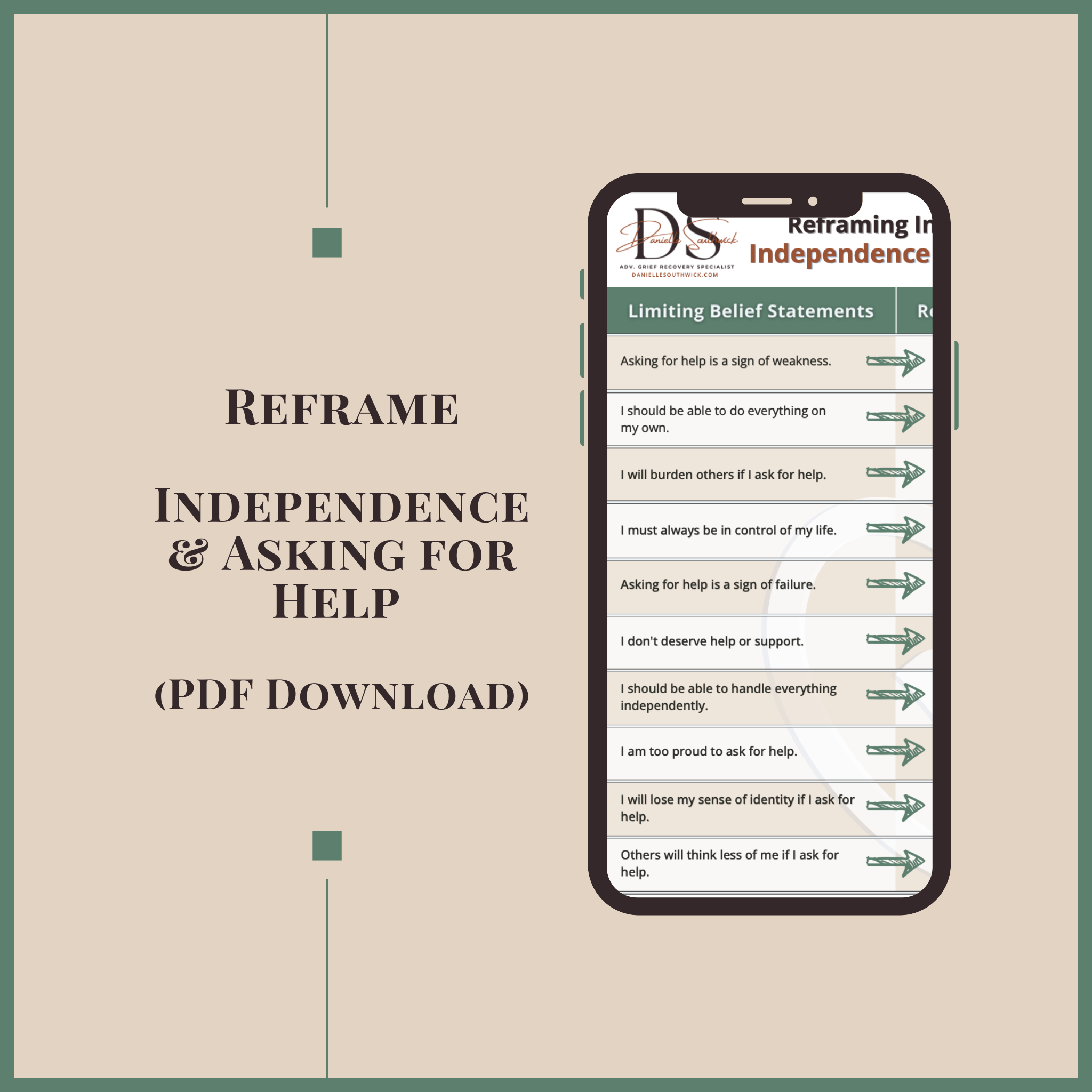 Reframing Intangible Losses: Independence & Asking for Help (PDF Download)