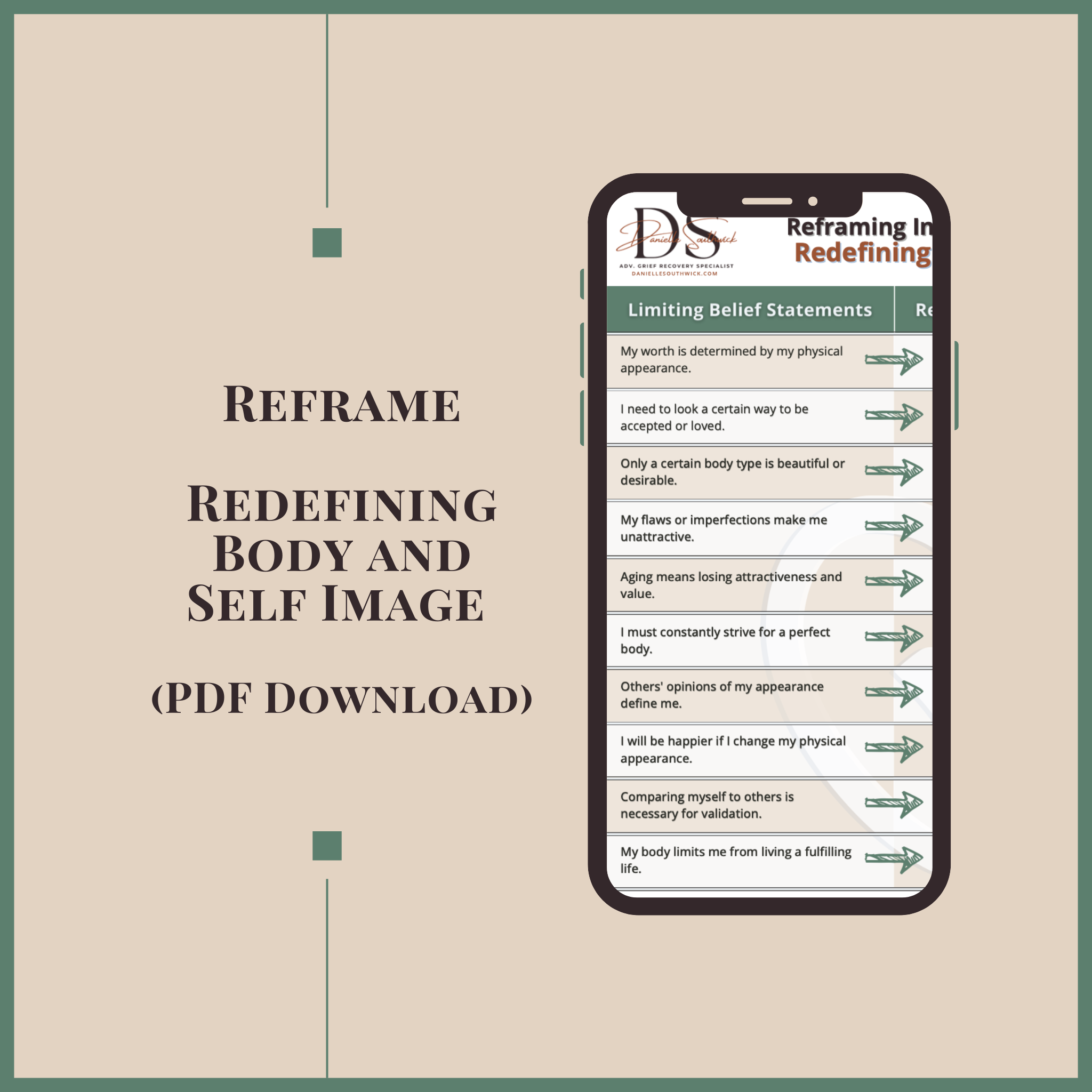 Reframing Intangible Losses: Redefining Body and Self Image (PDF Download)