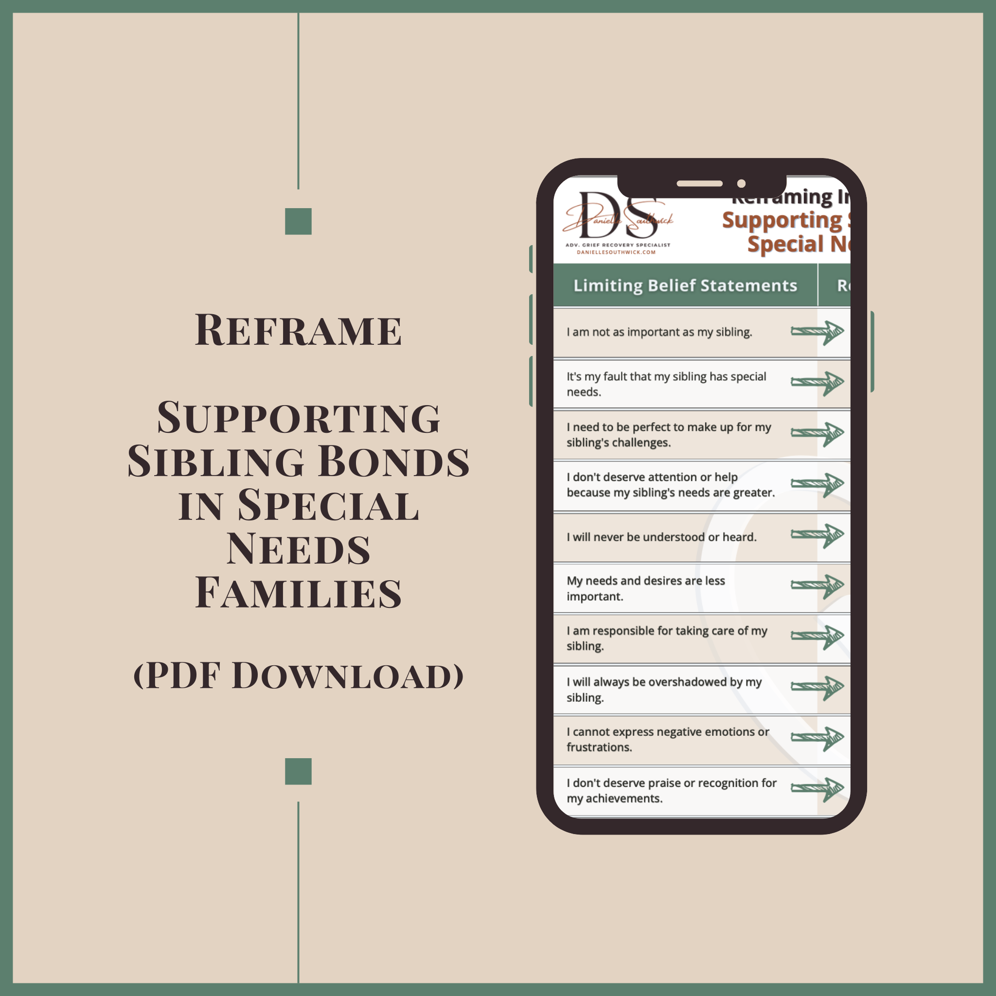 Reframing Intangible Losses: Supporting Sibling Bonds in Special Needs Families (PDF Download)