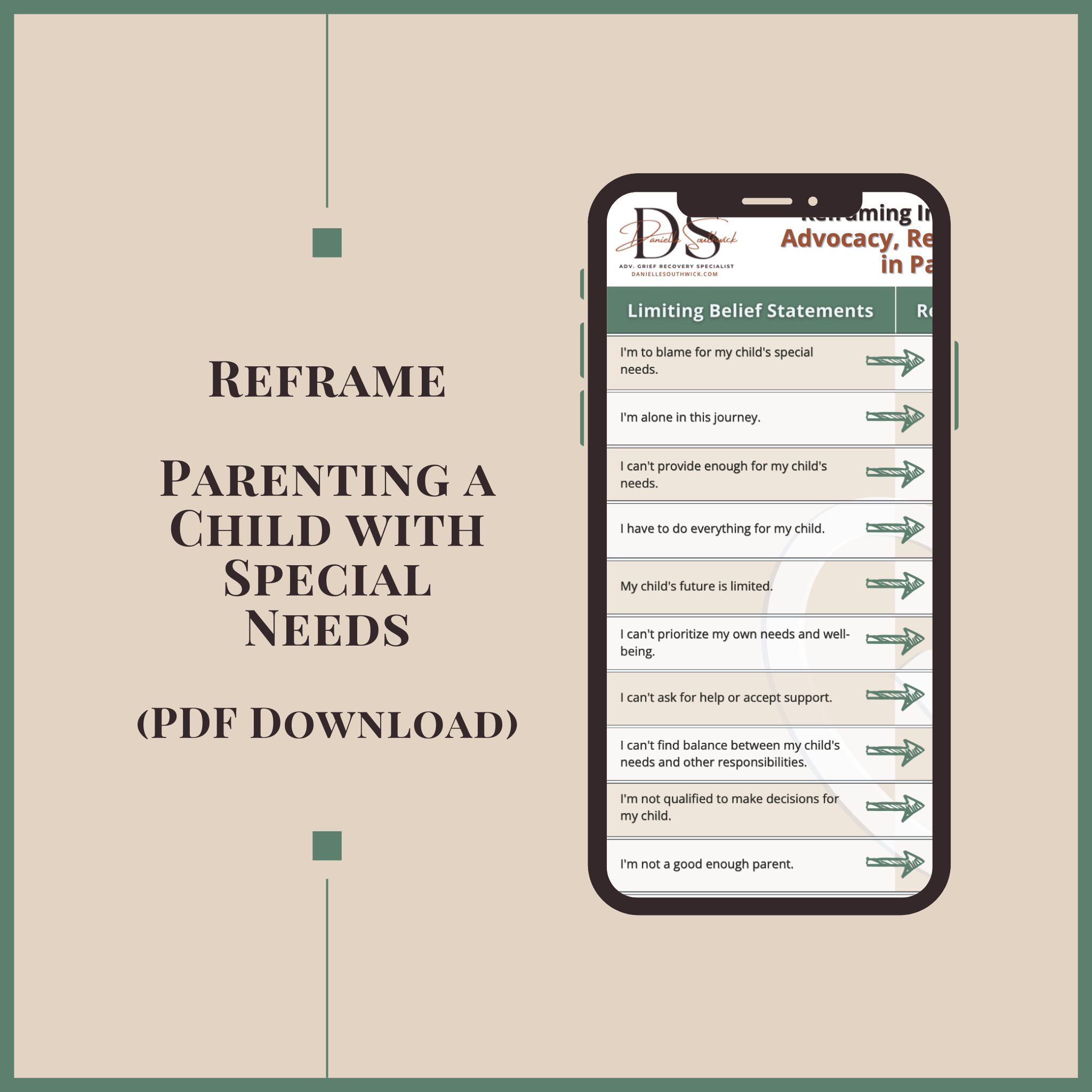 Reframing Intangible Losses: Parenting a Child with Special Needs (PDF Download)