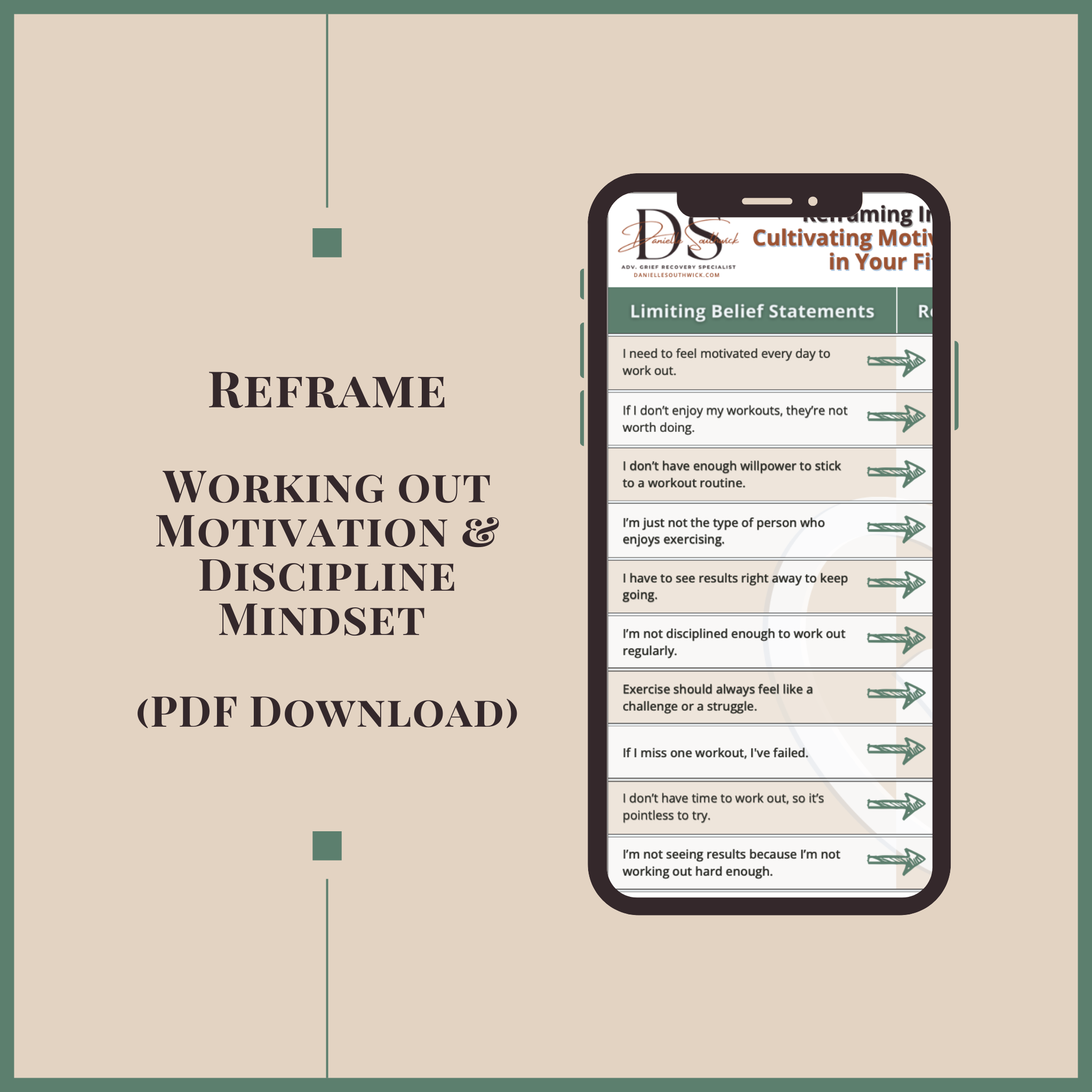 Reframing Intangible Losses: Gym Motivation & Discipline (PDF Download)