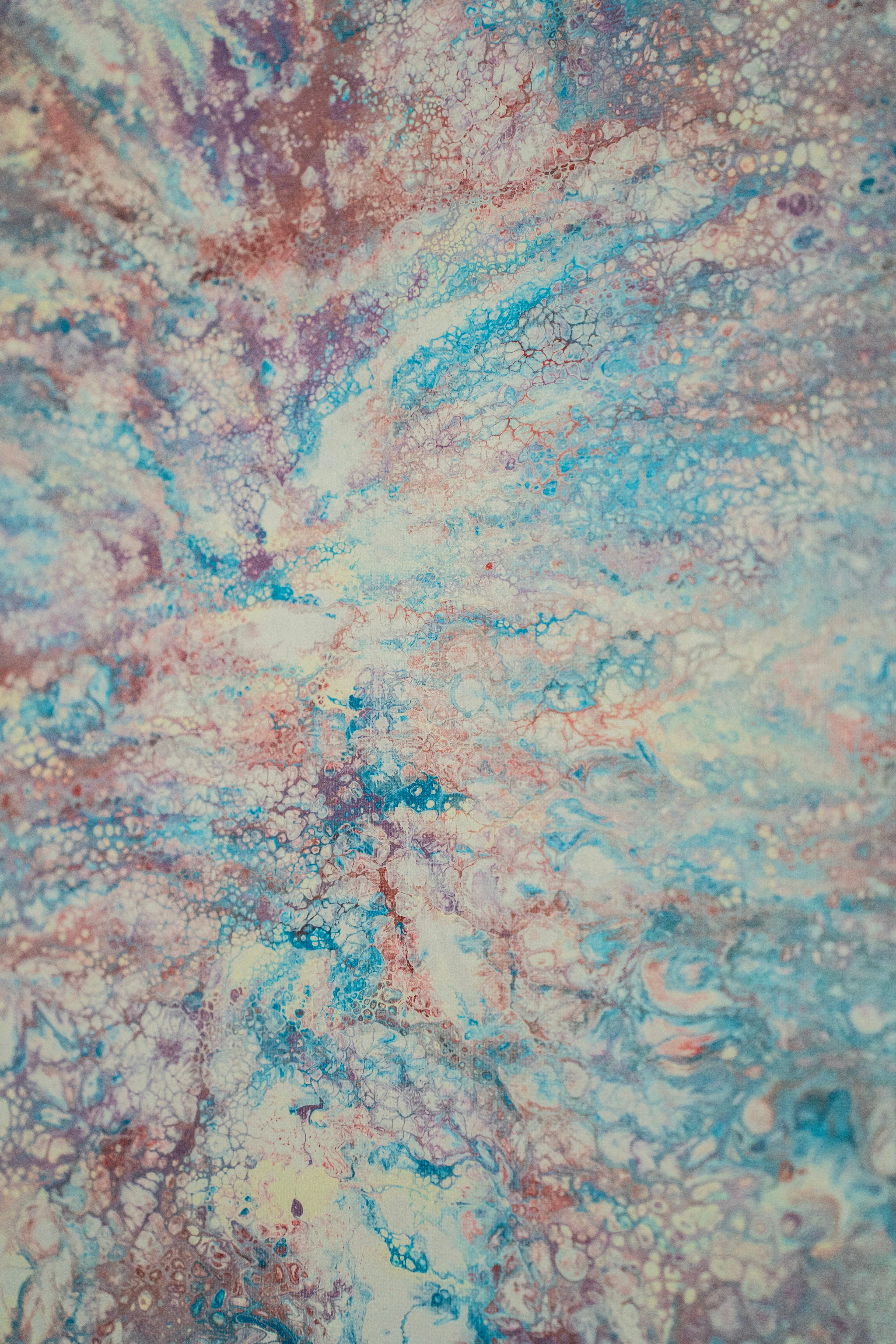 Soft Rebellion: Handmade Acrylic Artwork Canvas: 24”x12”