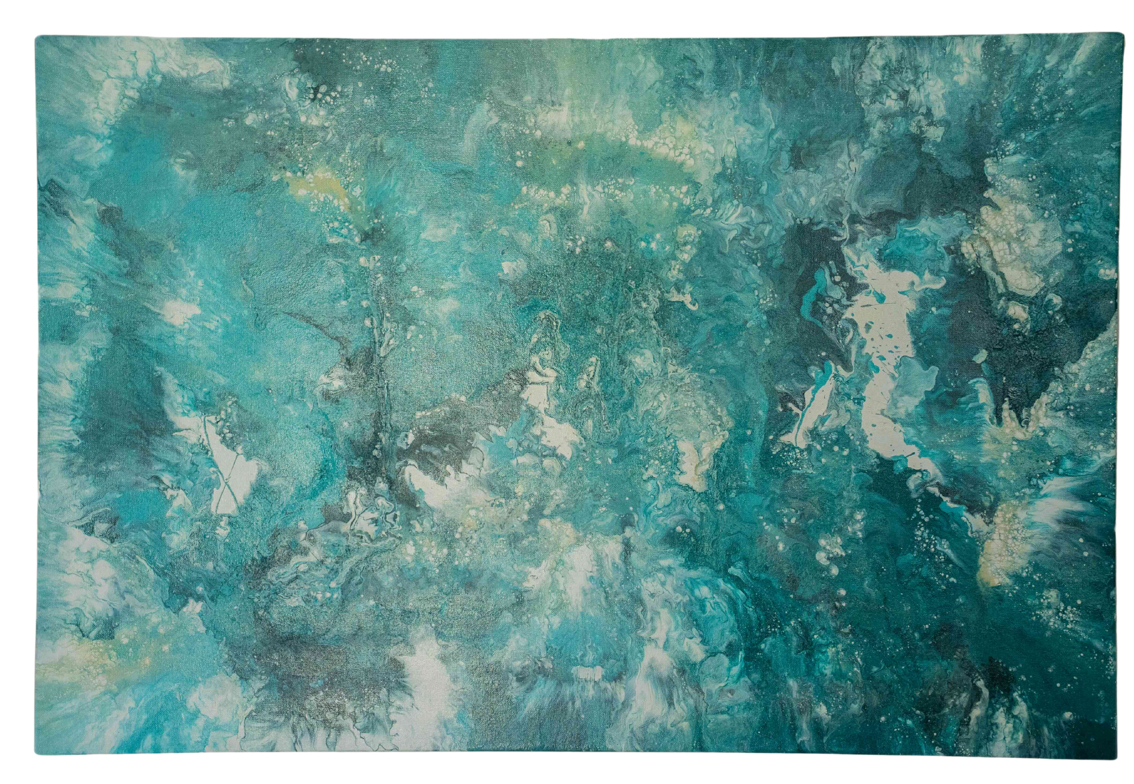 Tide Within: Handmade Acrylic Artwork Canvas: 24”x36