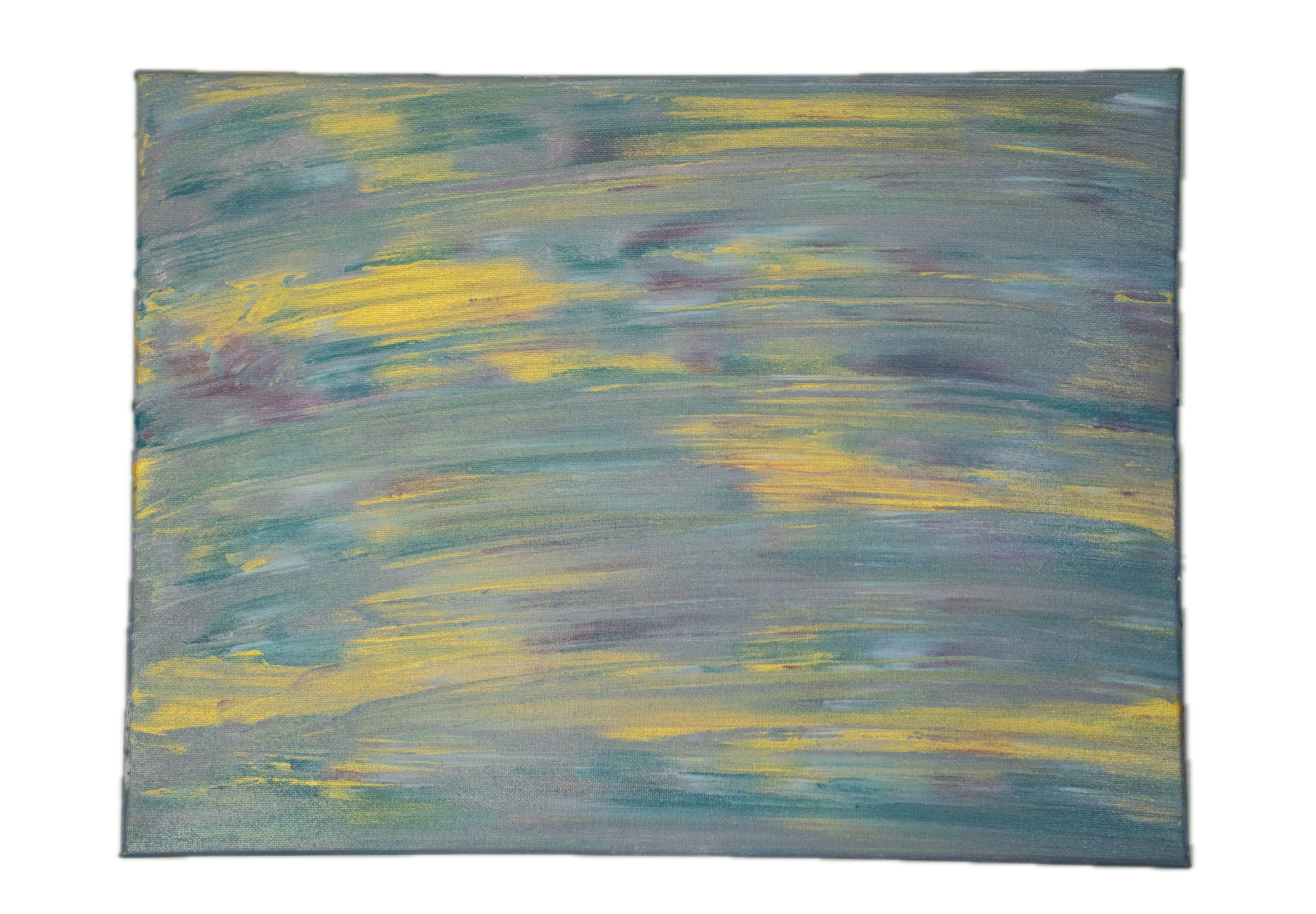 Twilight Hymn: Handmade Acrylic Artwork Canvas: 16”x12”