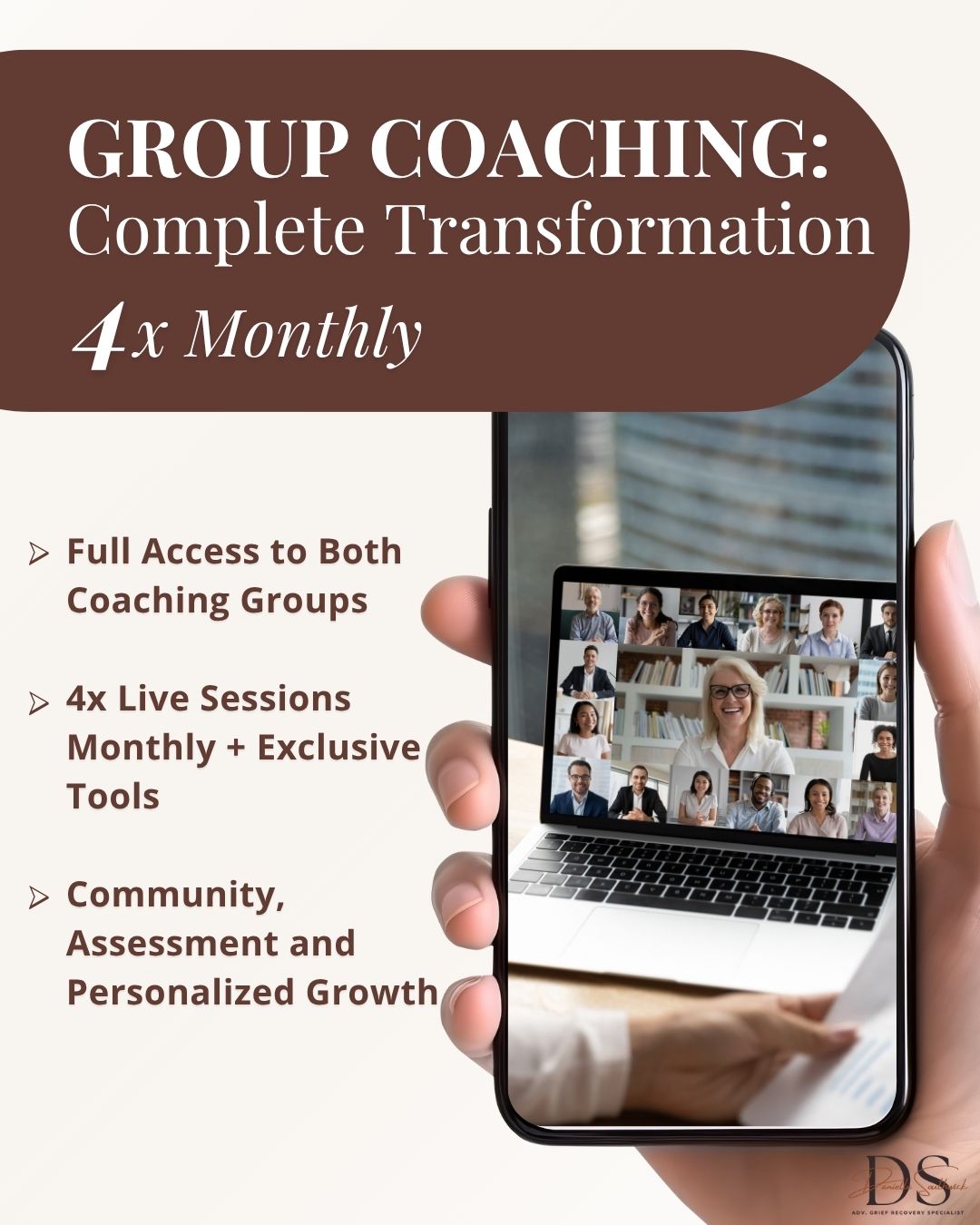 Group Coaching – Complete Transformation (Monthly)