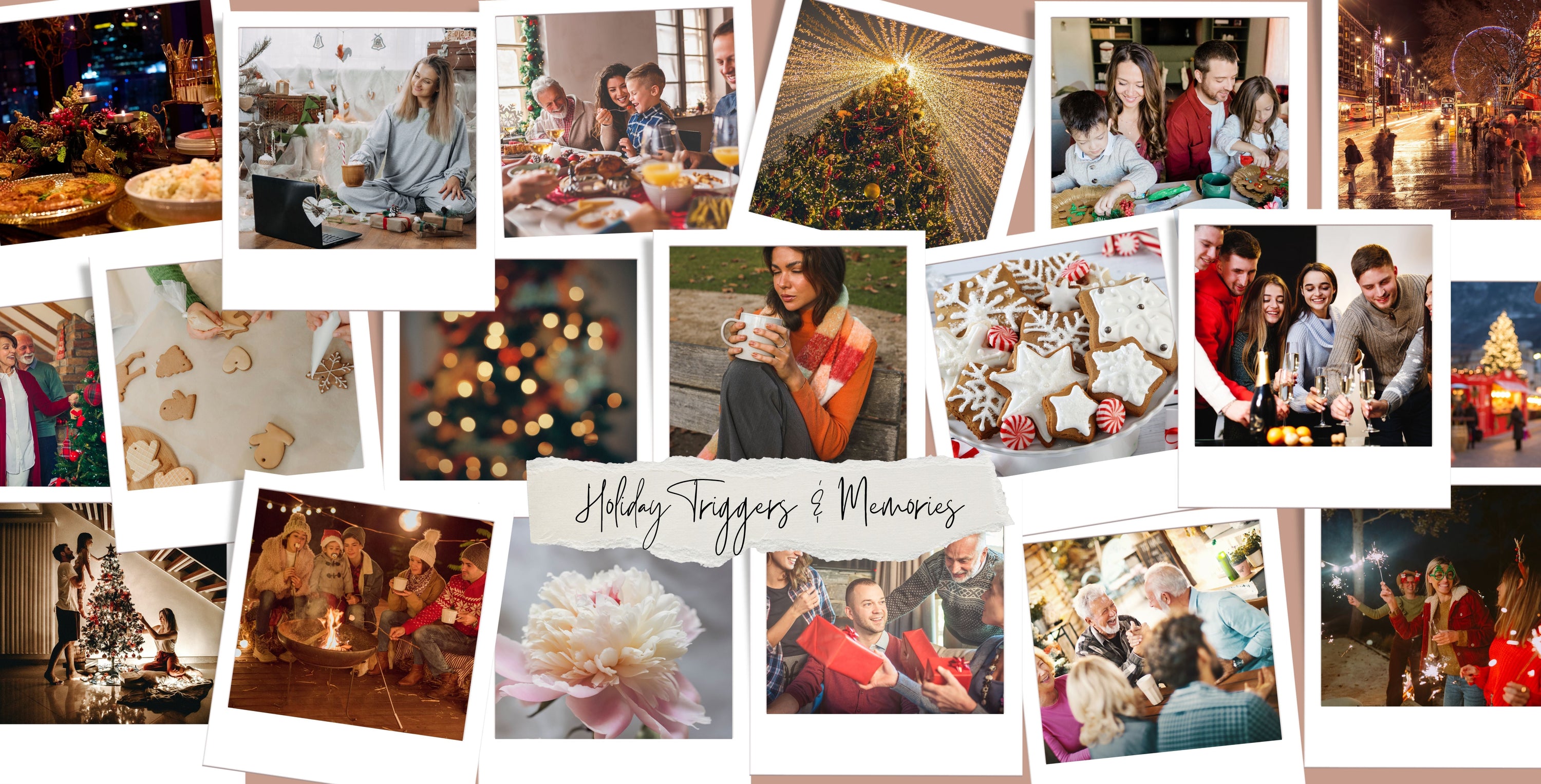 Holiday photo collage