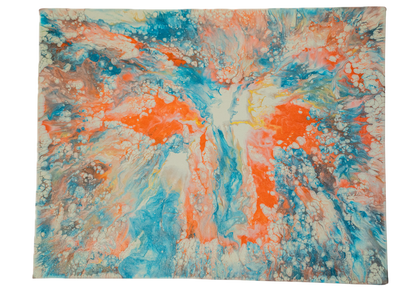 A-Door-able: Handmade Acrylic Artwork  Canvas: 18”x14”