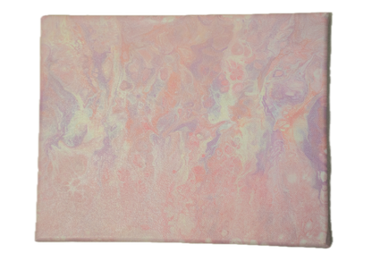 Bubbleingo: Handmade Acrylic Artwork  Canvas: 10”x8”