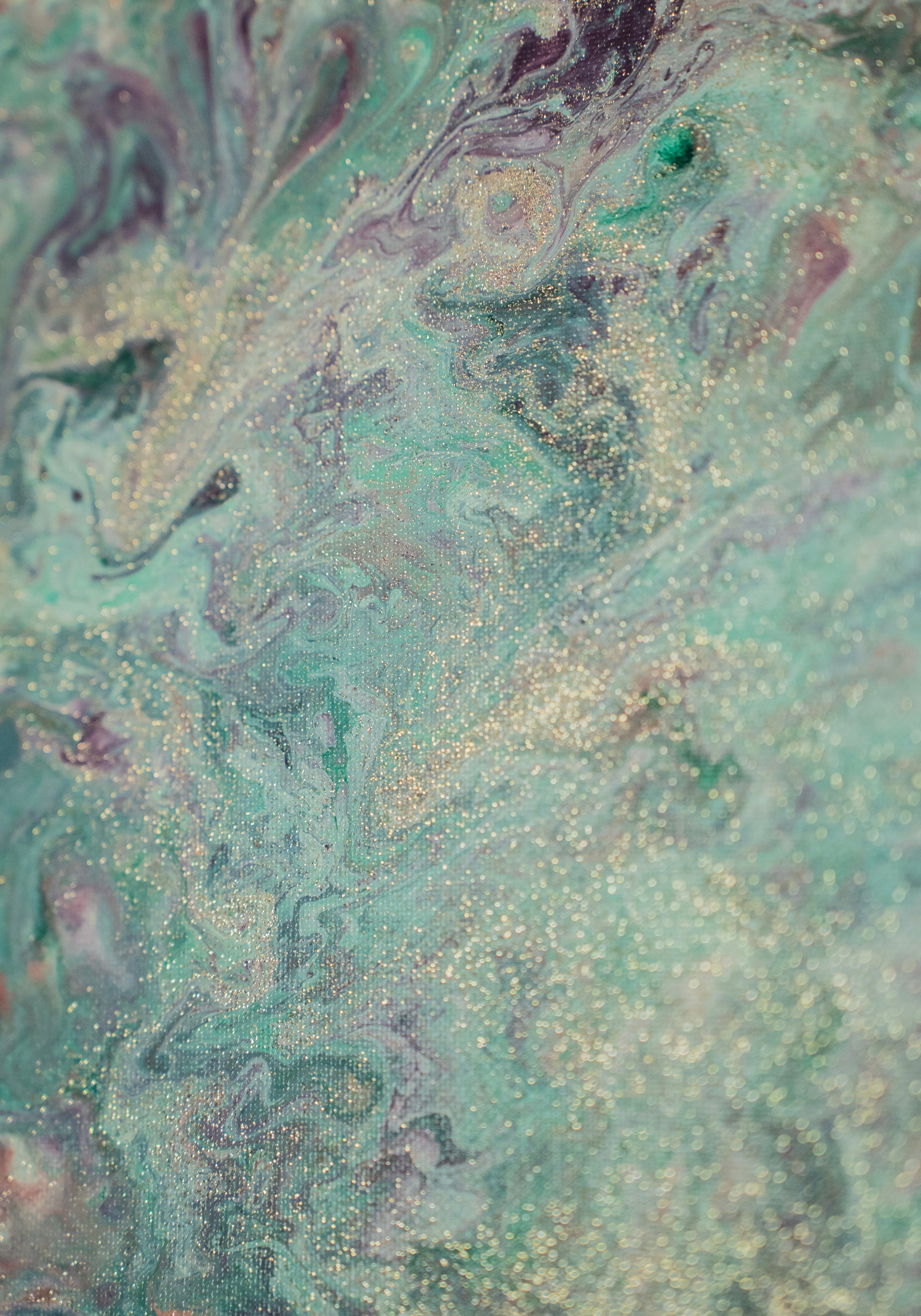 Find The Chameleon: Handmade Acrylic Artwork Canvas: 8”x10”
