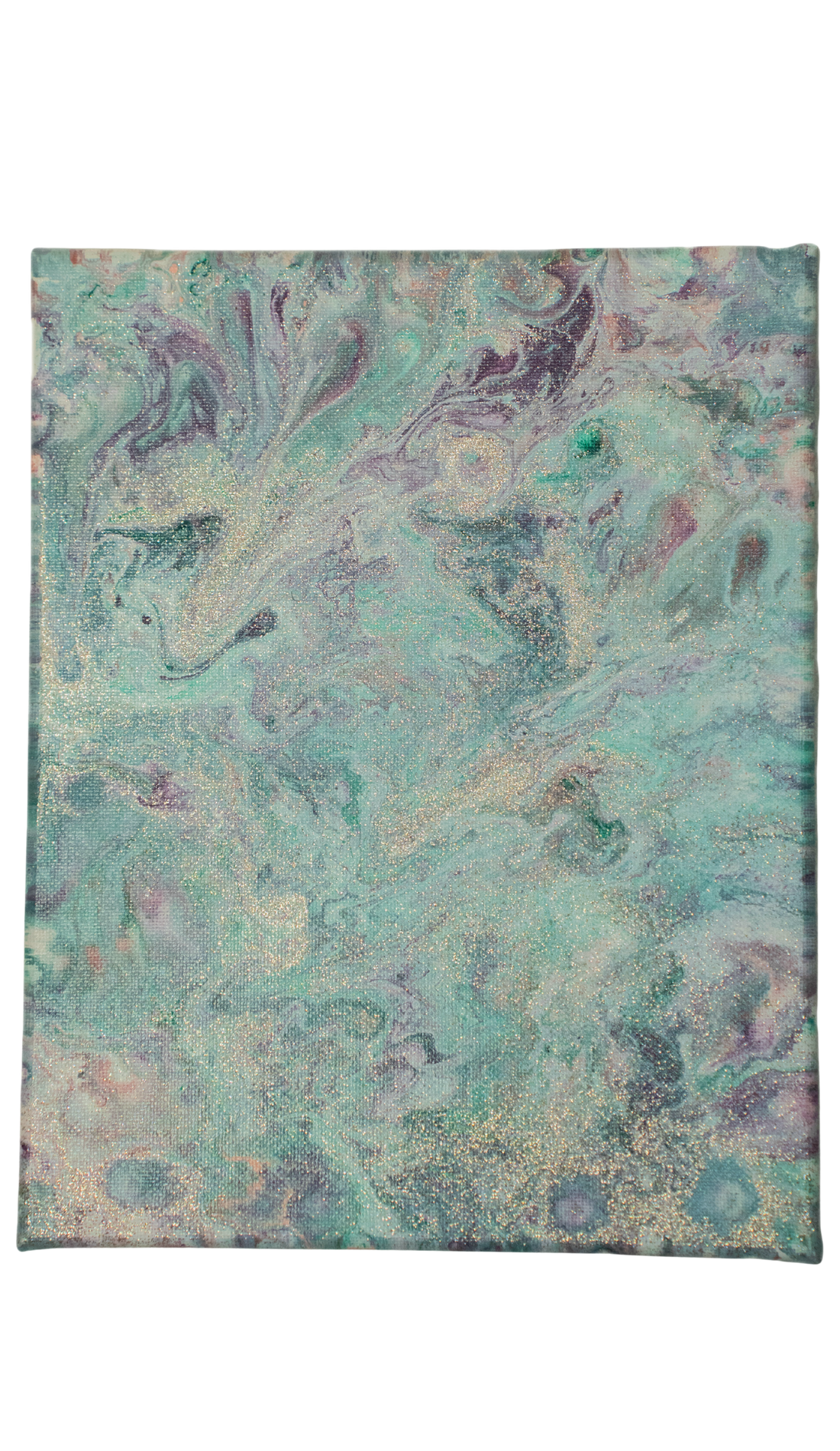 Find The Chameleon: Handmade Acrylic Artwork Canvas: 8”x10”
