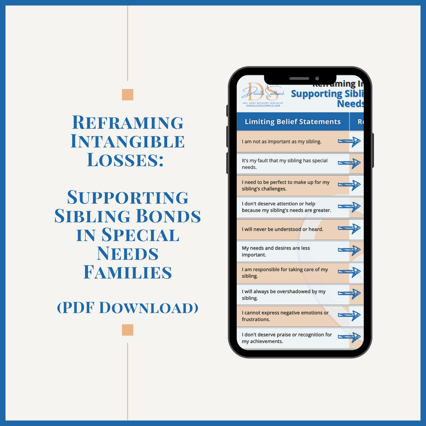 Reframing Intangible Losses: Supporting Sibling Bonds in Special Needs Families – Quick Guide (PDF Download)