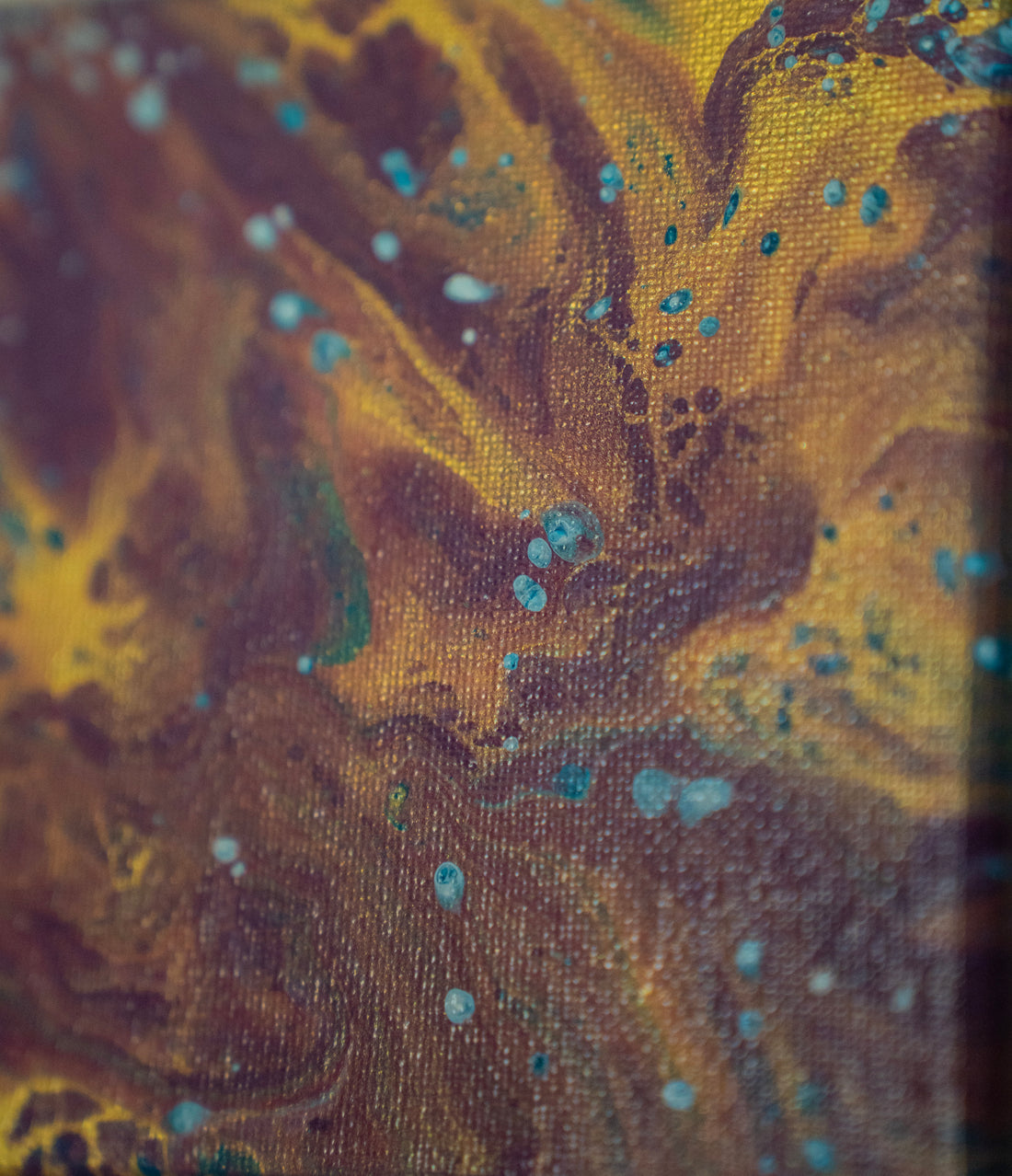 Holly and Hearth: Handmade Acrylic Artwork  Canvas: 5”x5”