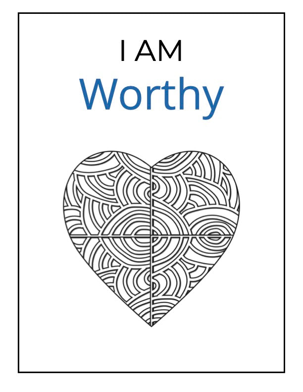 Mindfulness: A Positive Affirmation Coloring Book Journey