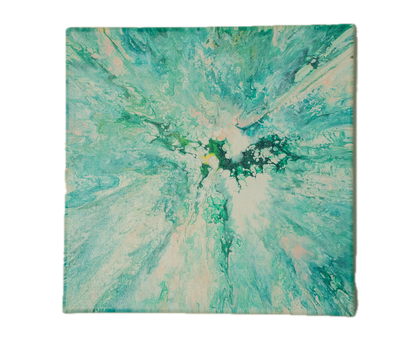 Krystal Klear: Handmade Acrylic Artwork  Canvas: 10”x10”