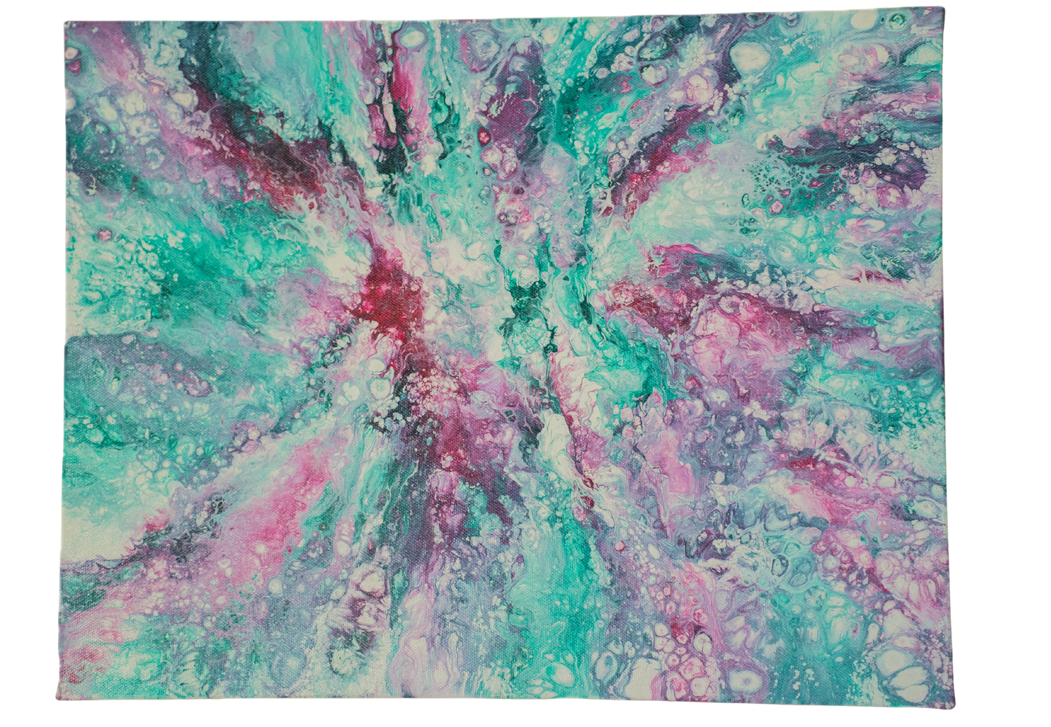 Metanoia: Handmade Acrylic Artwork Canvas:  18”x14”