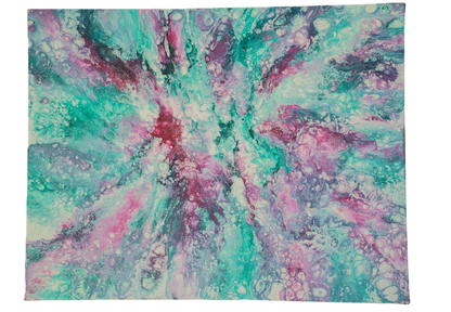 Metanoia: Handmade Acrylic Artwork Canvas:  18”x14”