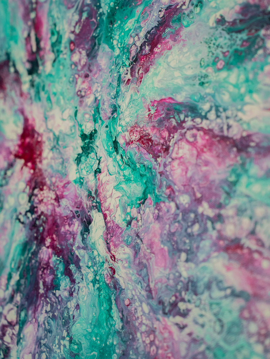 Metanoia: Handmade Acrylic Artwork Canvas:  18”x14”