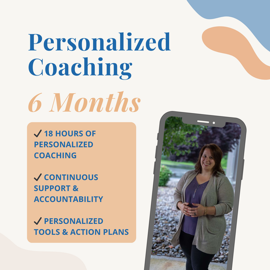 Personalized Coaching – 6 Months (18 Sessions)