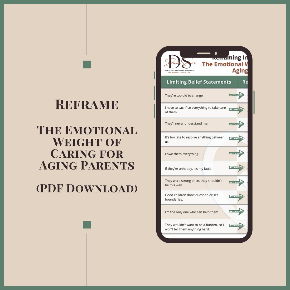 Reframing Intangible Losses: Aging Parent (PDF Download)