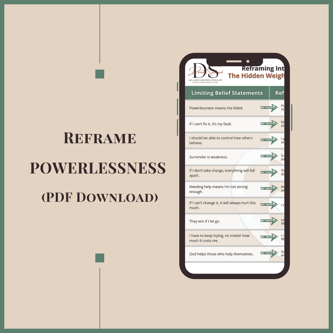 Reframing Intangible Losses: Powerlessness (PDF Download)