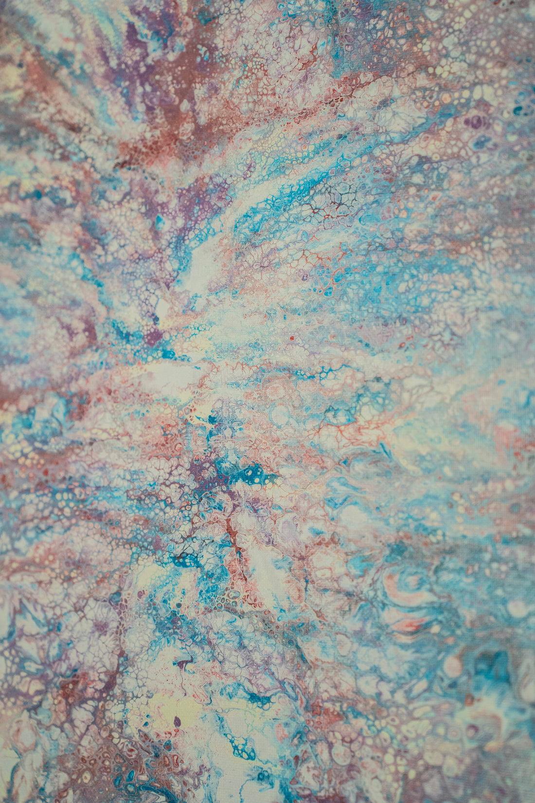 Soft Rebellion: Handmade Acrylic Artwork  Canvas: 24”x12”