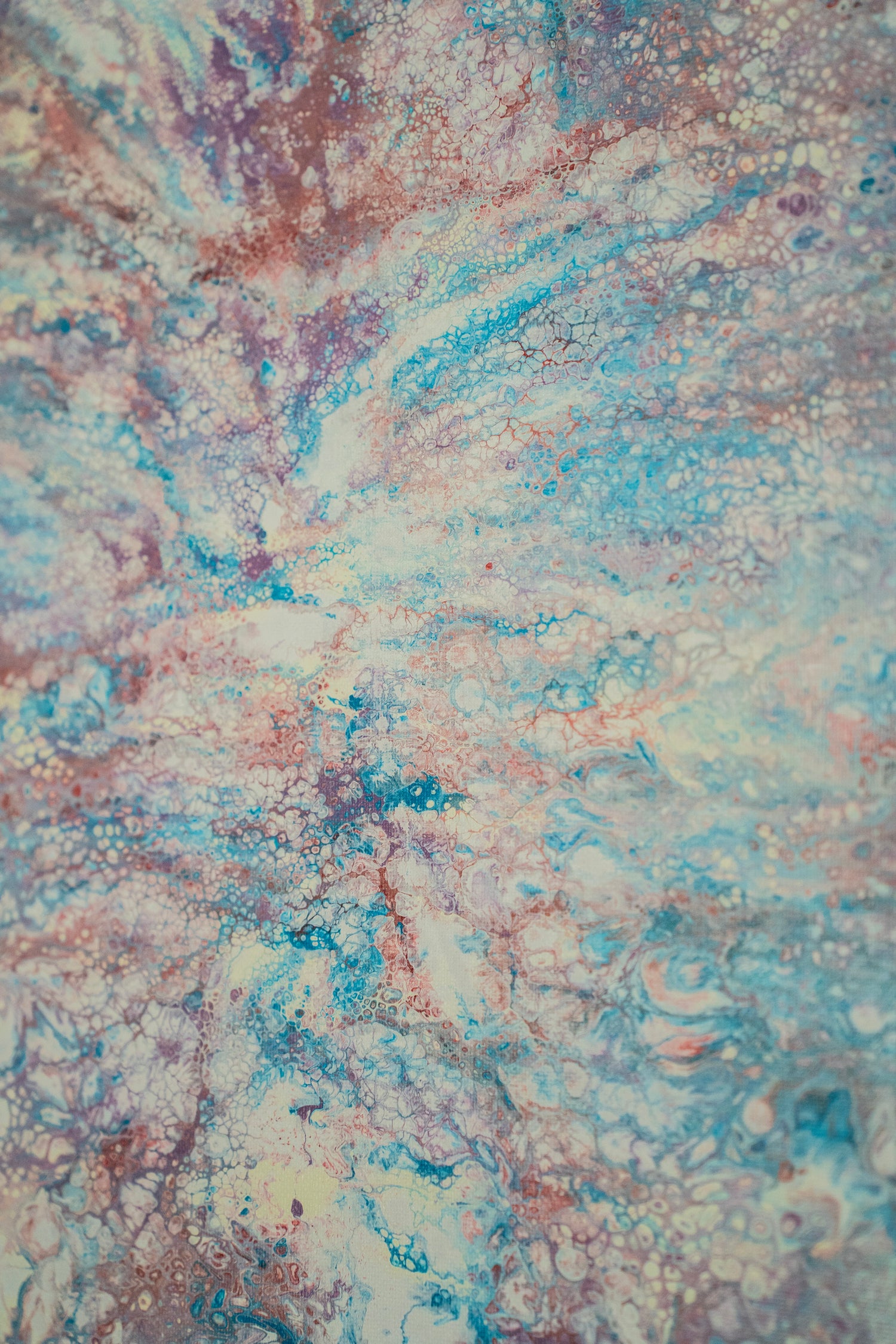 Soft Rebellion: Handmade Acrylic Artwork  Canvas: 24”x12”