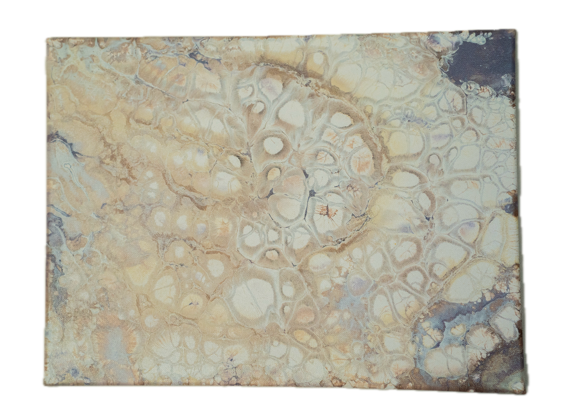 Stillbright: Handmade Acrylic Artwork  Canvas: 16”x12”