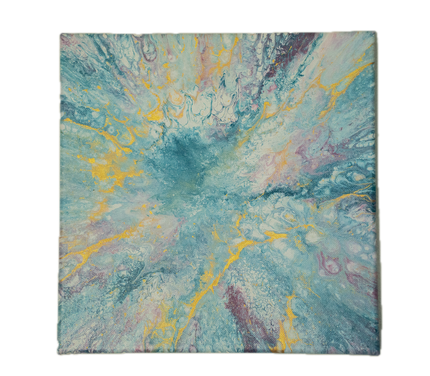 Sweet Tea: Handmade Acrylic Artwork  Canvas: 10”x10”