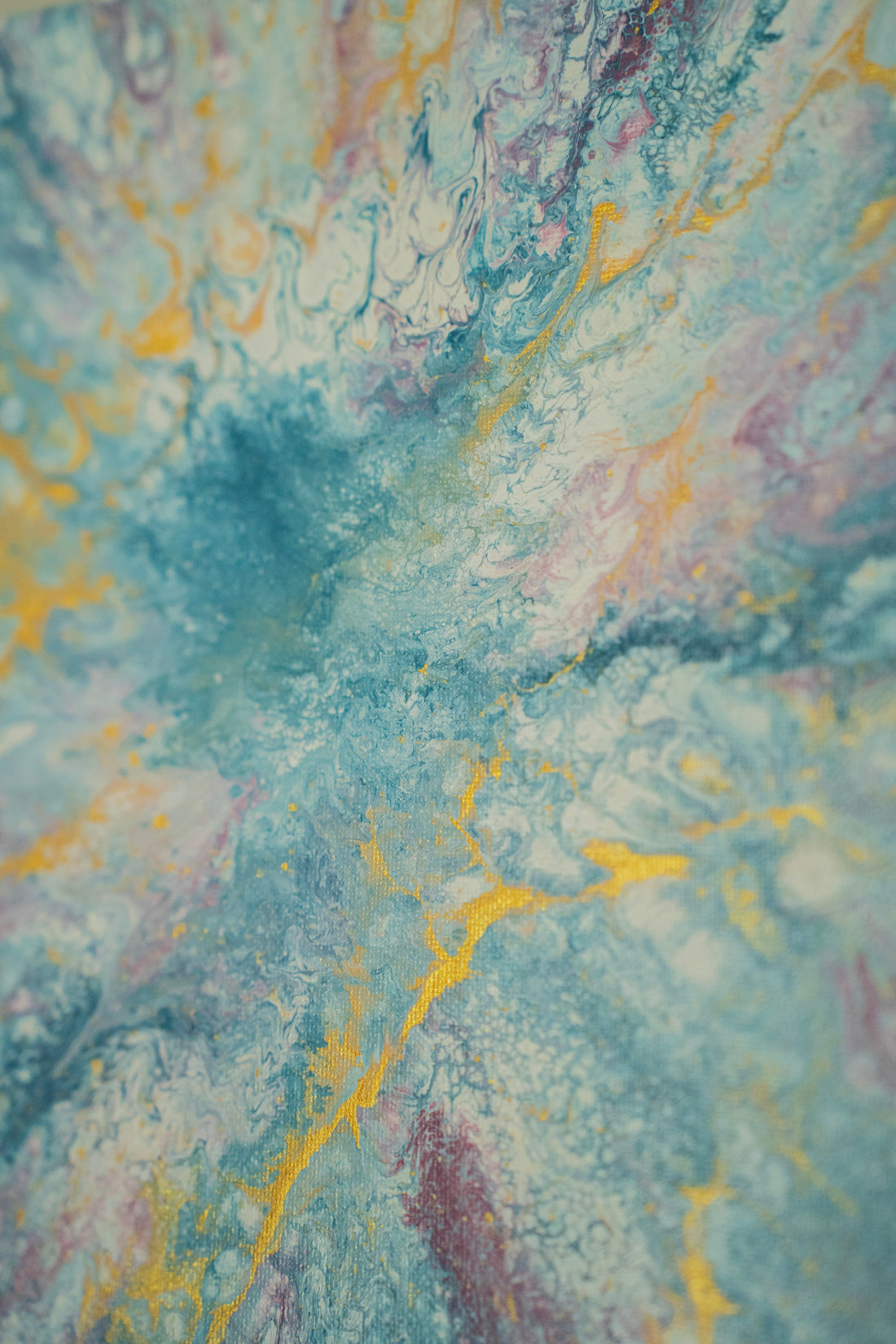 Sweet Tea: Handmade Acrylic Artwork  Canvas: 10”x10”