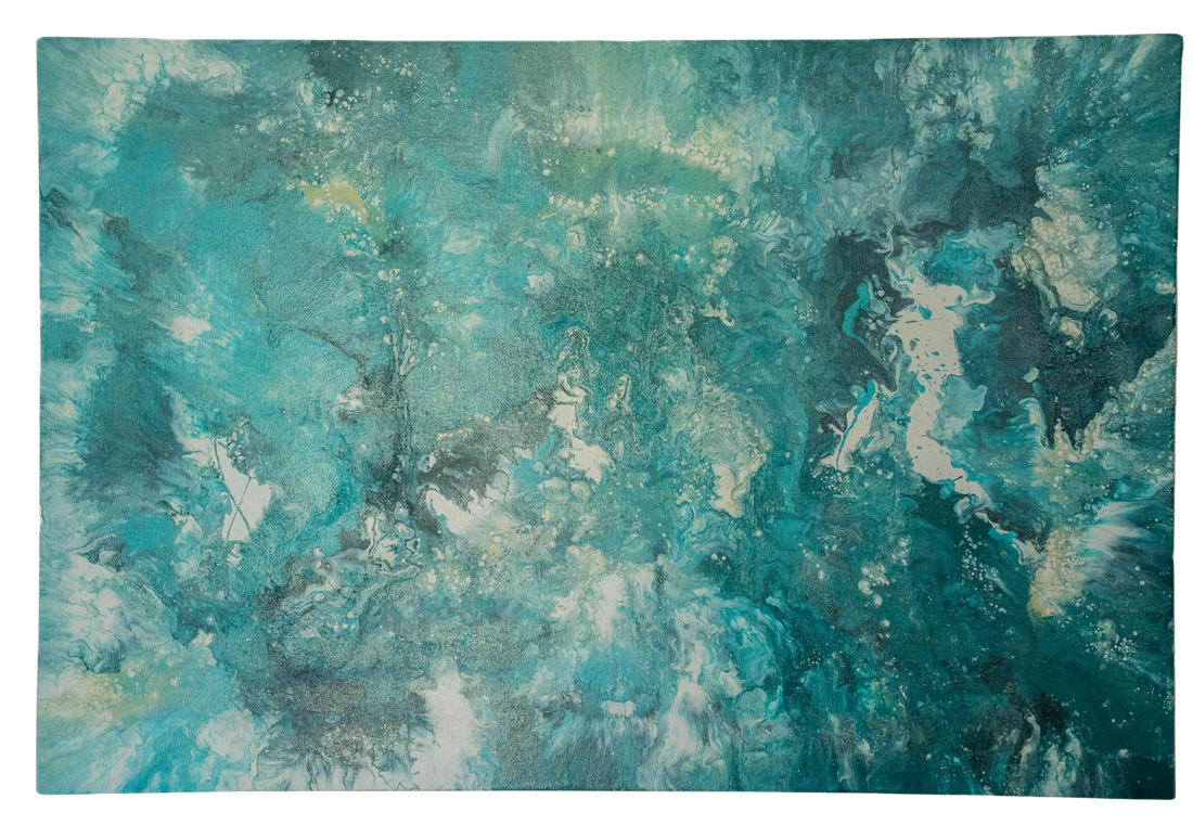 Tide Within: Handmade Acrylic Artwork Canvas: 24”x36