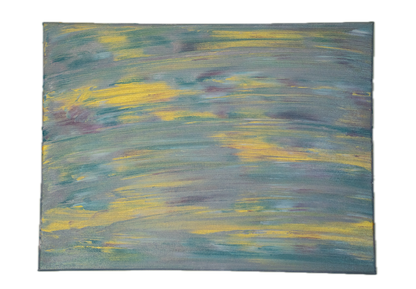 Twilight Hymn: Handmade Acrylic Artwork  Canvas: 16”x12”