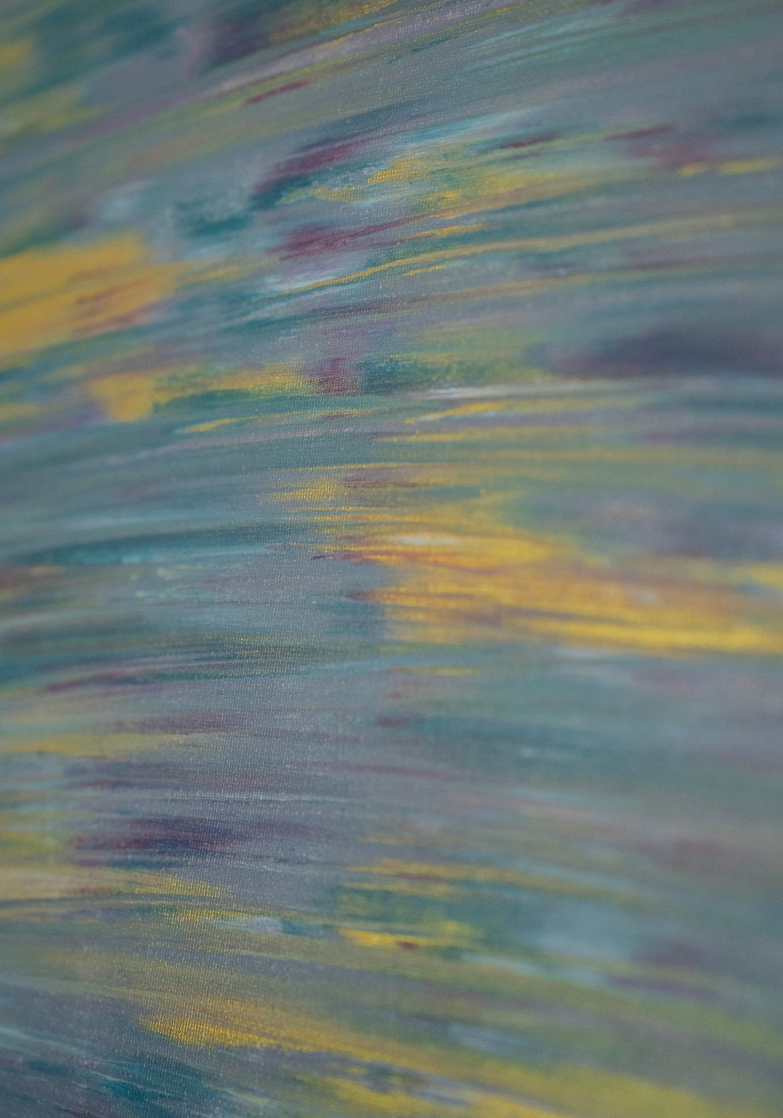 Twilight Hymn: Handmade Acrylic Artwork  Canvas: 16”x12”