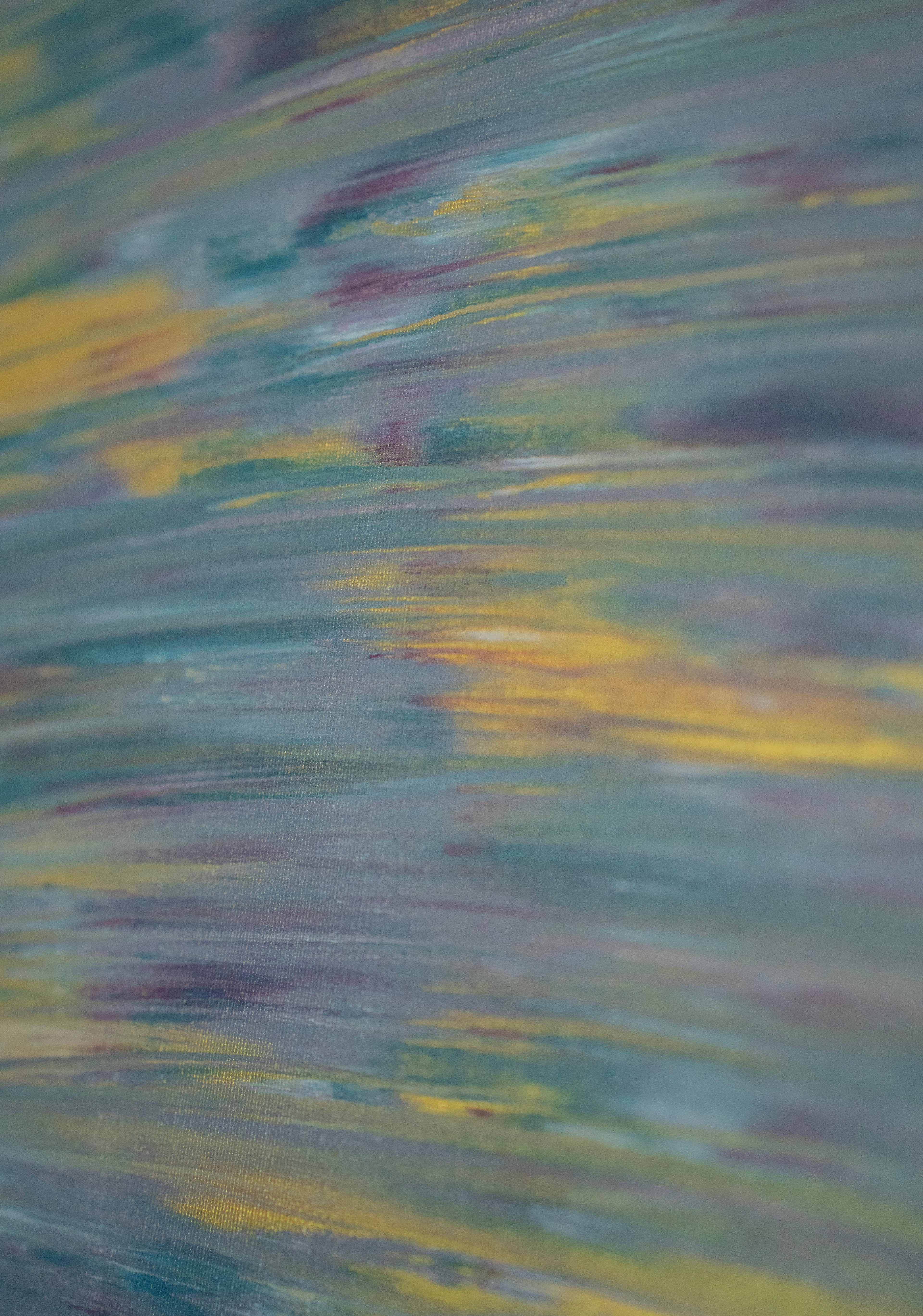 Twilight Hymn: Handmade Acrylic Artwork  Canvas: 16”x12”