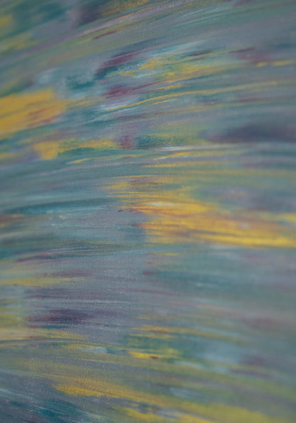 Twilight Hymn: Handmade Acrylic Artwork  Canvas: 16”x12”