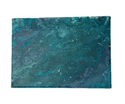 Unspoken Whispers: Handmade Acrylic Artwork  Canvas 7”x5”