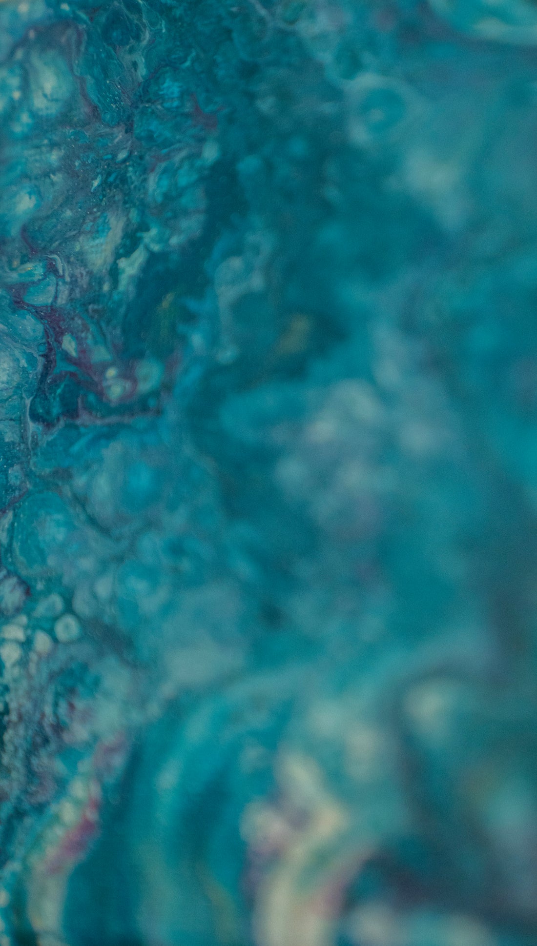 Veil of Storms: Handmade Acrylic Artwork  Canvas 7”x5”