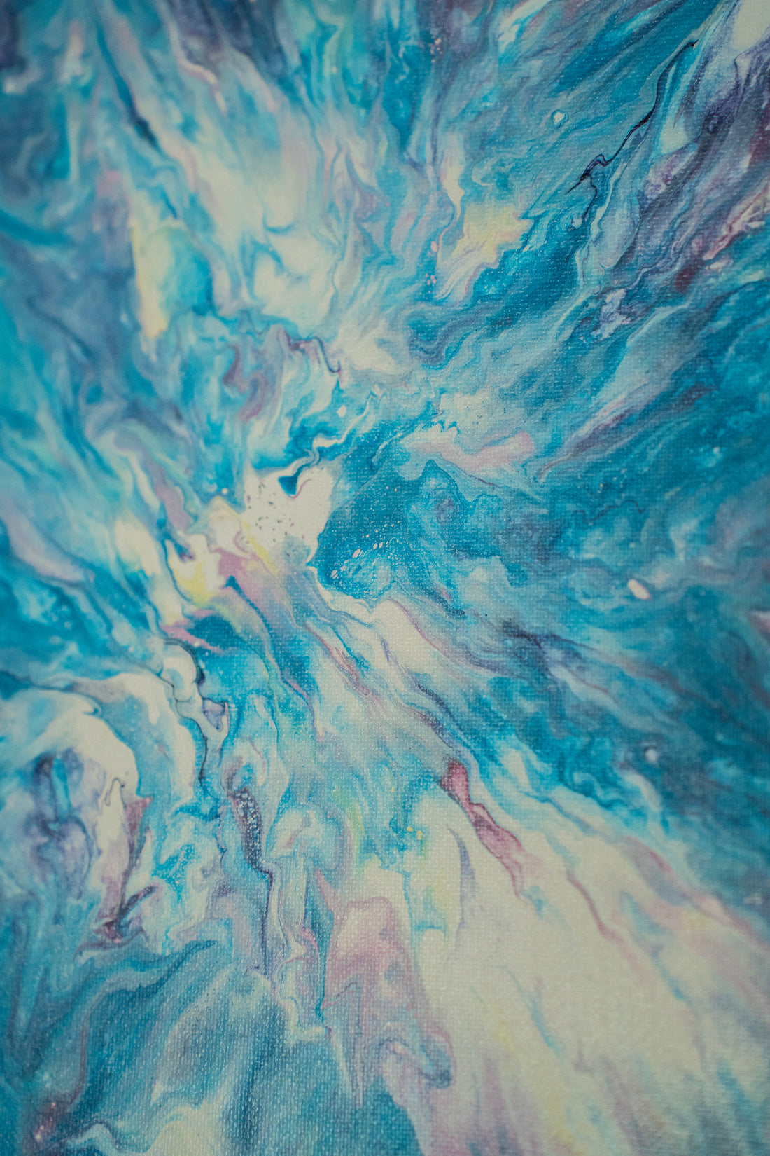 Wildlight: Handmade Acrylic Artwork  Canvas: 12”x12”