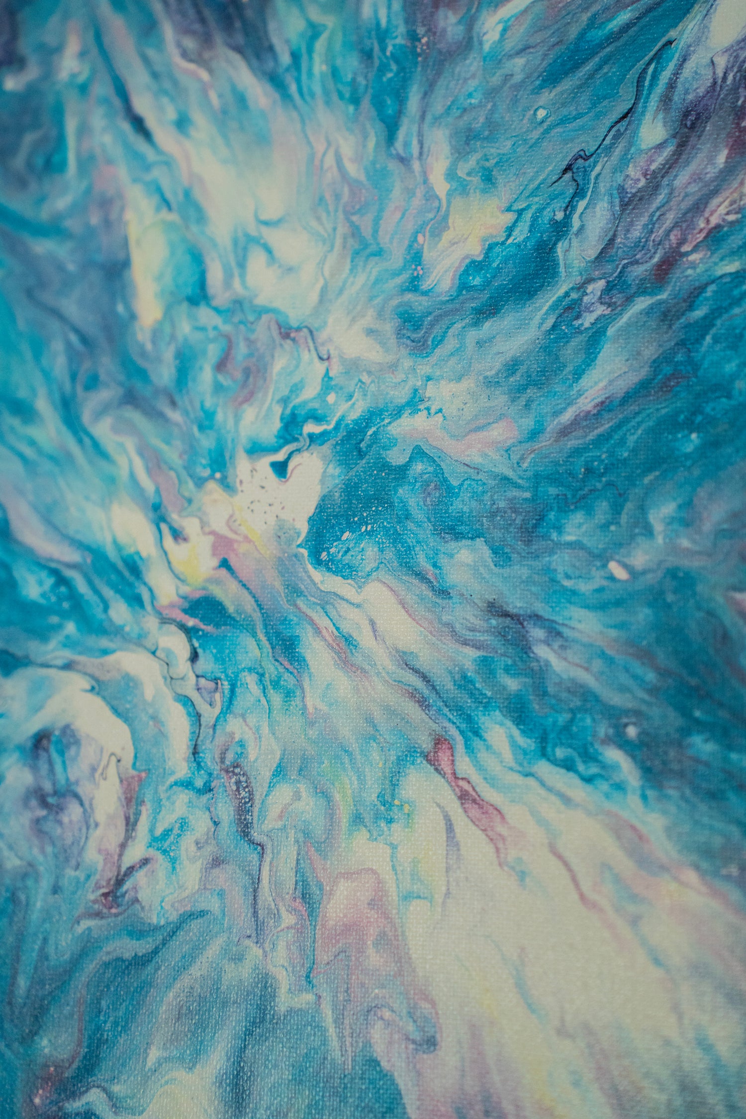 Wildlight: Handmade Acrylic Artwork  Canvas: 12”x12”