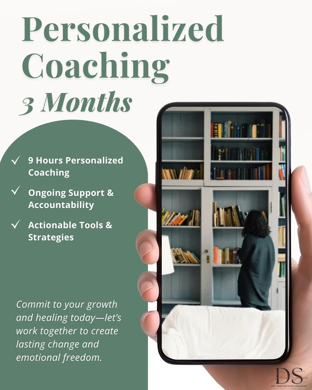 Personalized Coaching – 3 Months (9 Sessions)