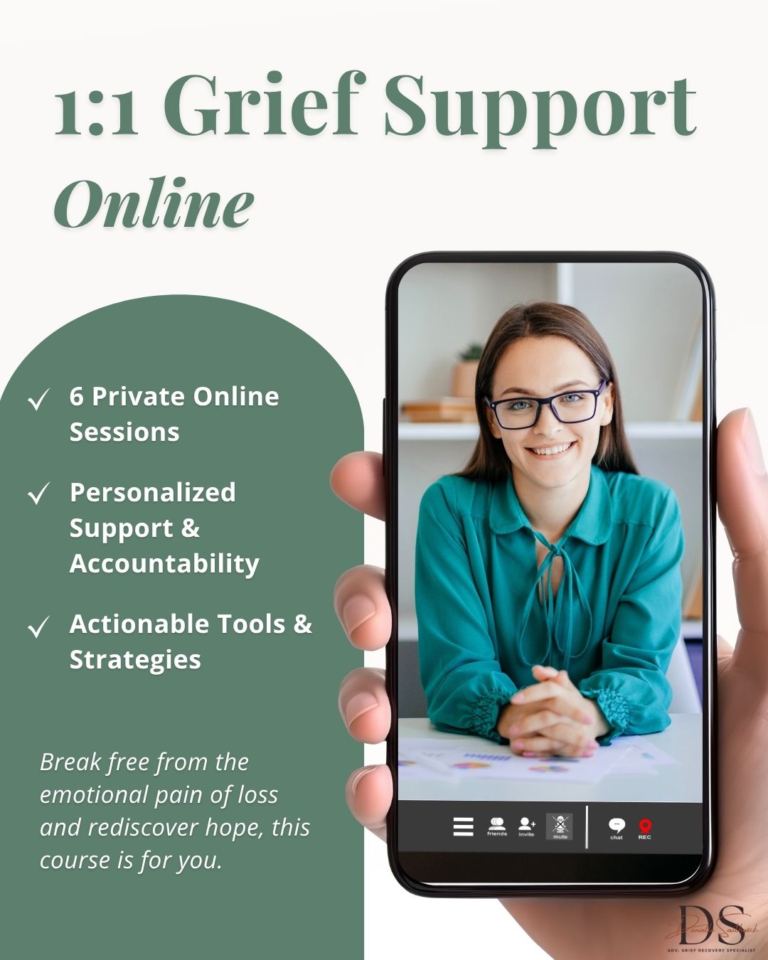 The Grief Recovery Method® Course – 1:1 Online Grief Support